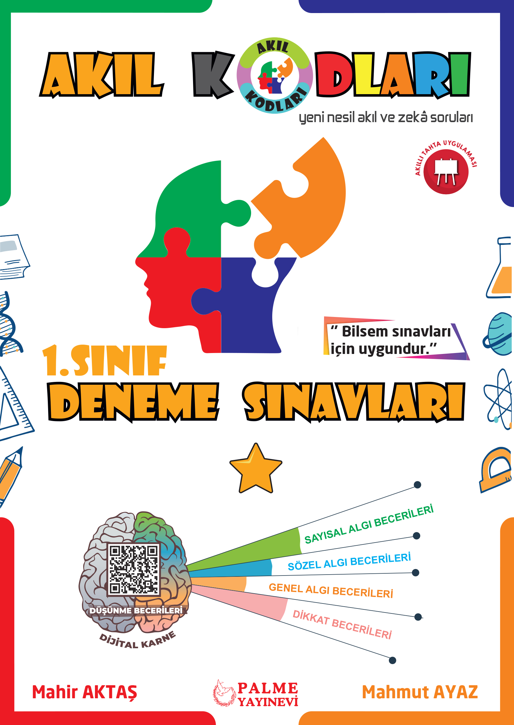 Akıl Kodları 1. Sınıf Deneme Sınavı kapak görseli